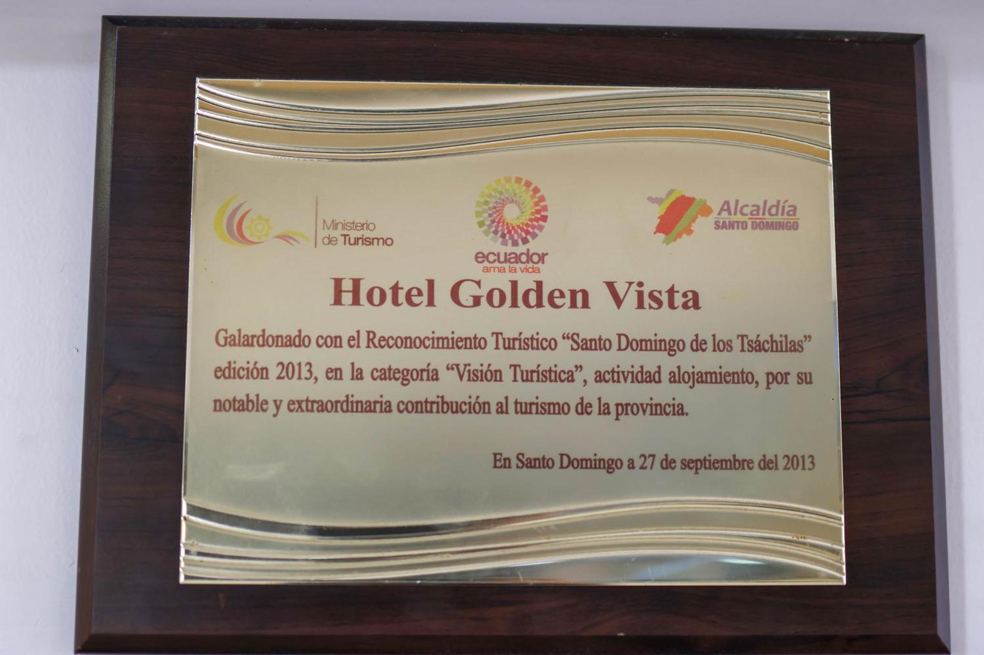 סנטו דומינגו דה לוס קולורדוס Hotel Golden Vista מראה חיצוני תמונה